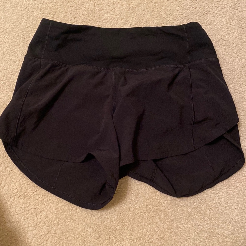 Black lululemon shorts